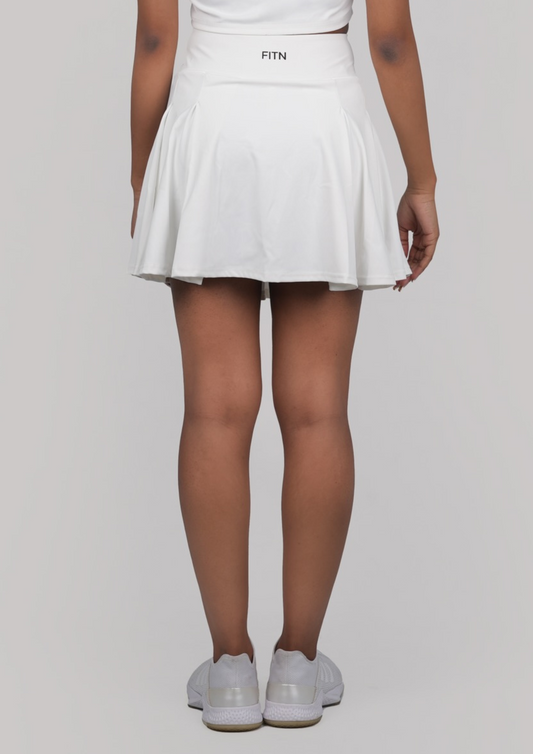 White Tennis skirt