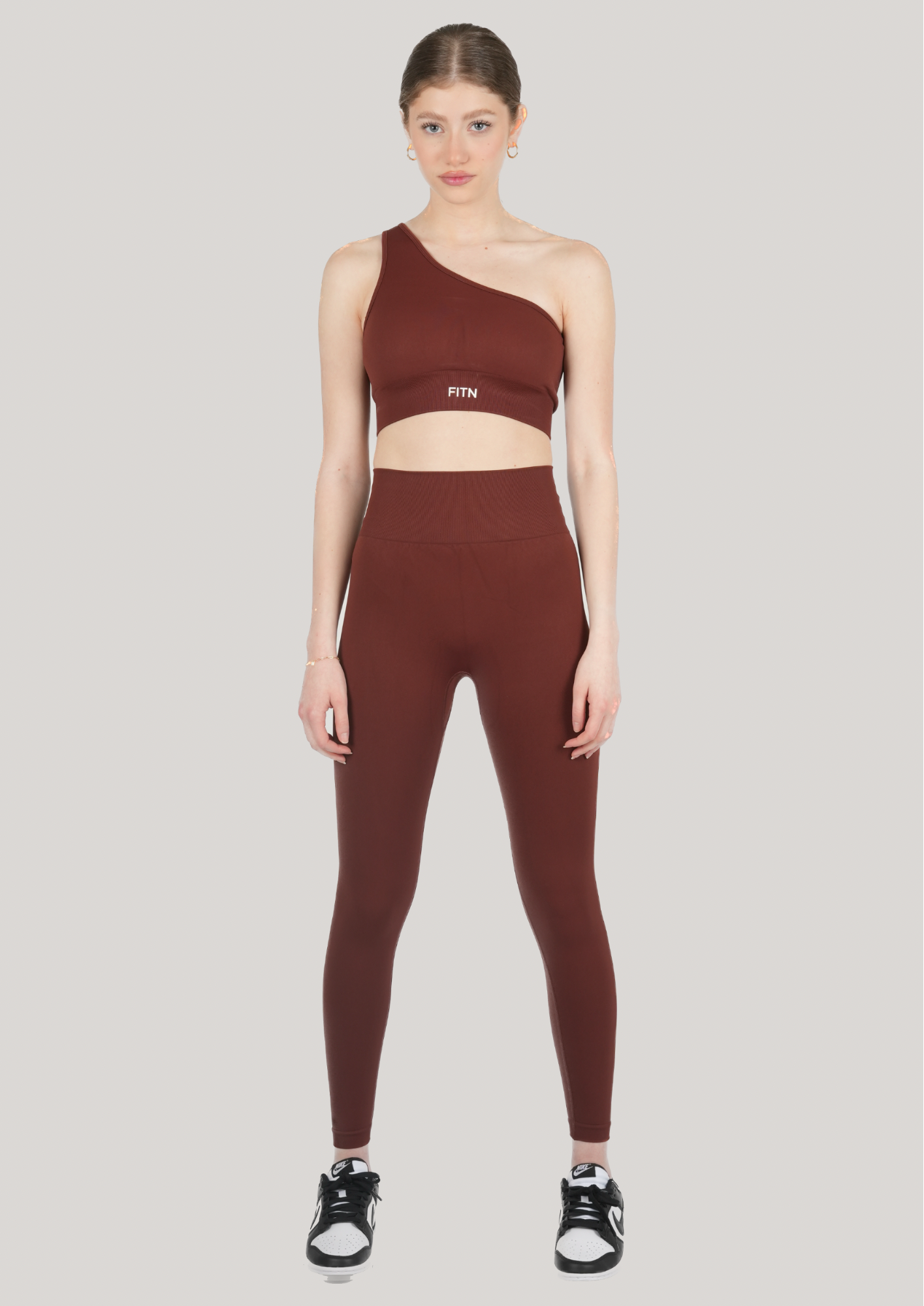 Burnt brown leggings