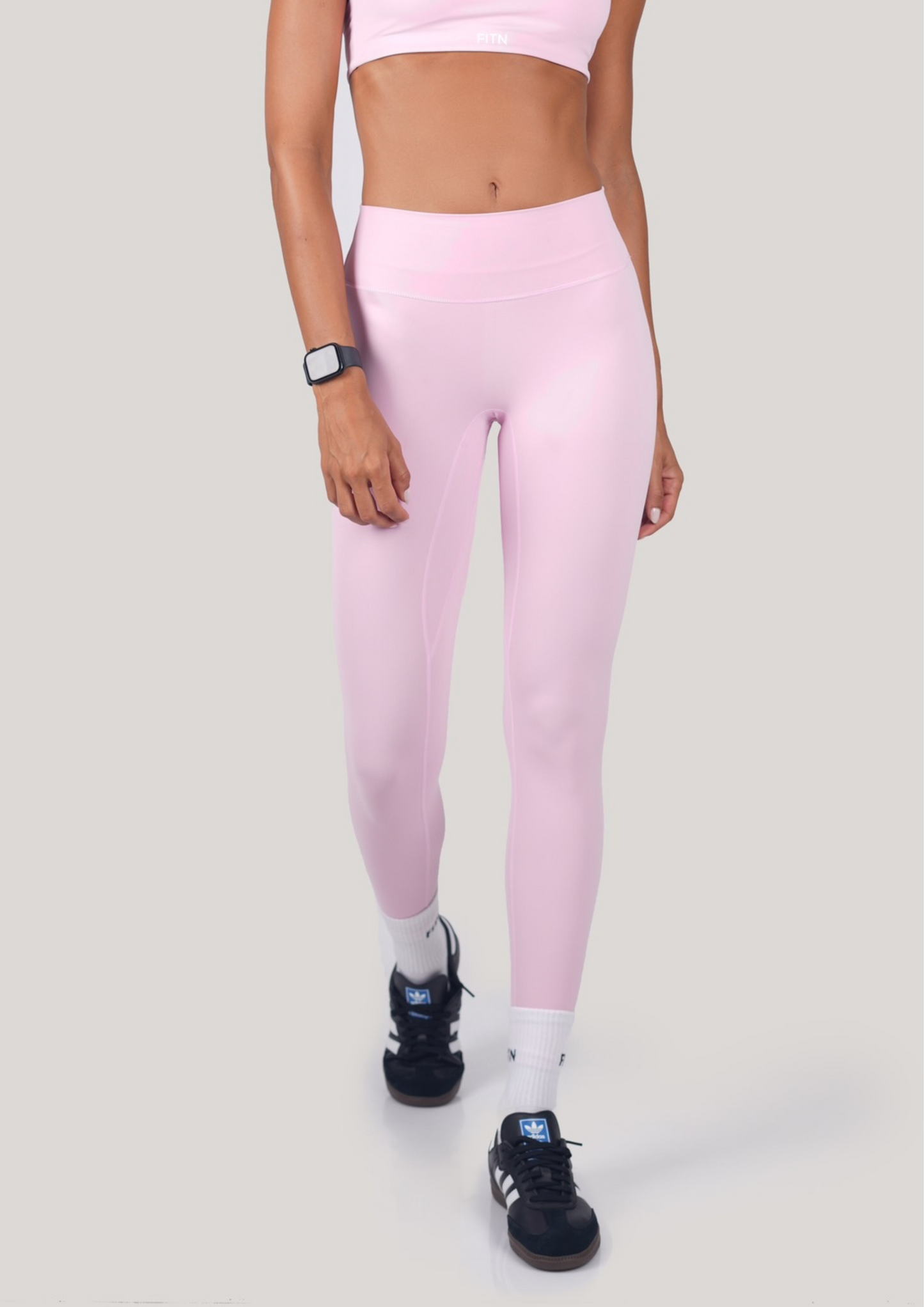 Baby pink leggings