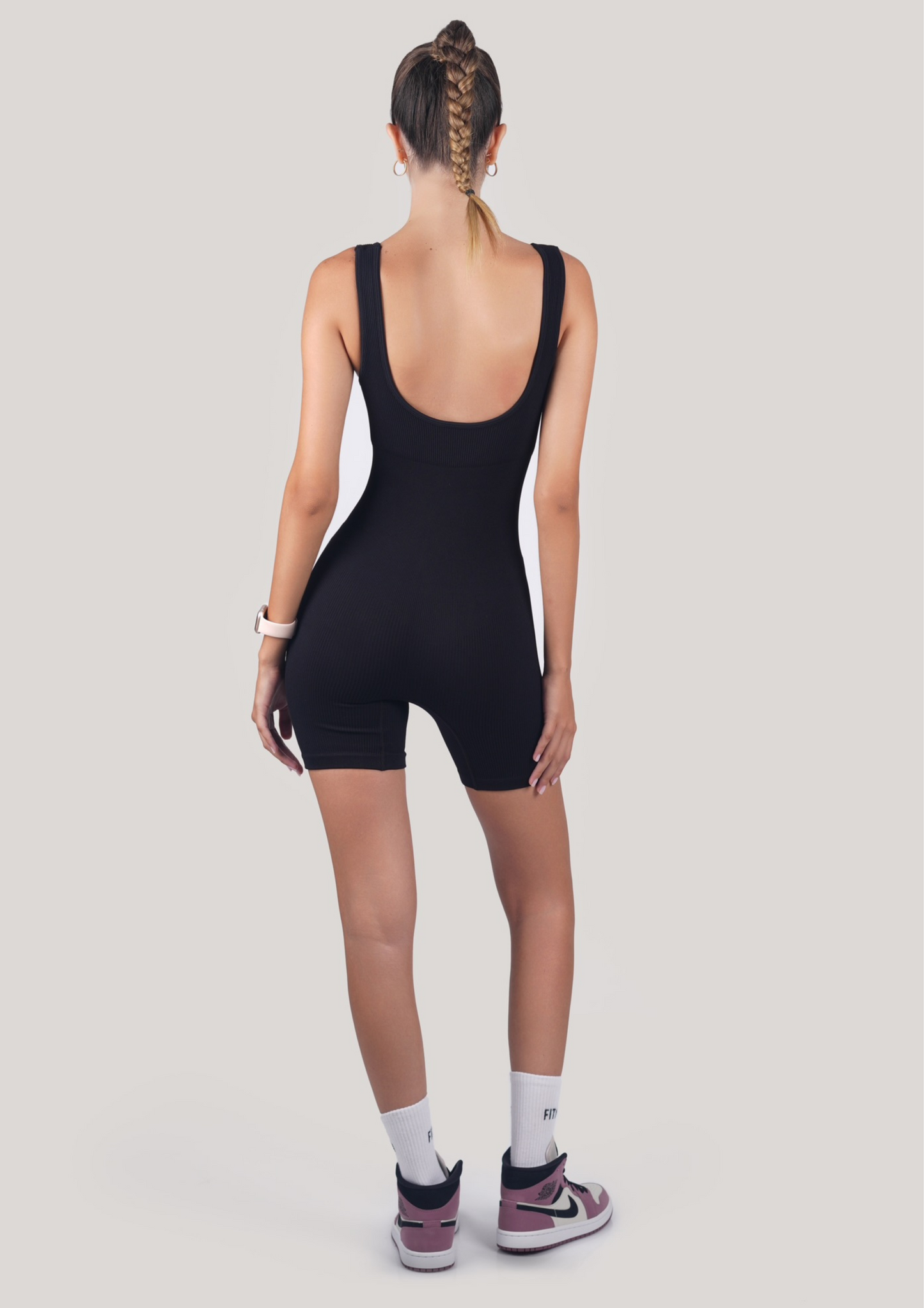 Black Short Jumpsuit