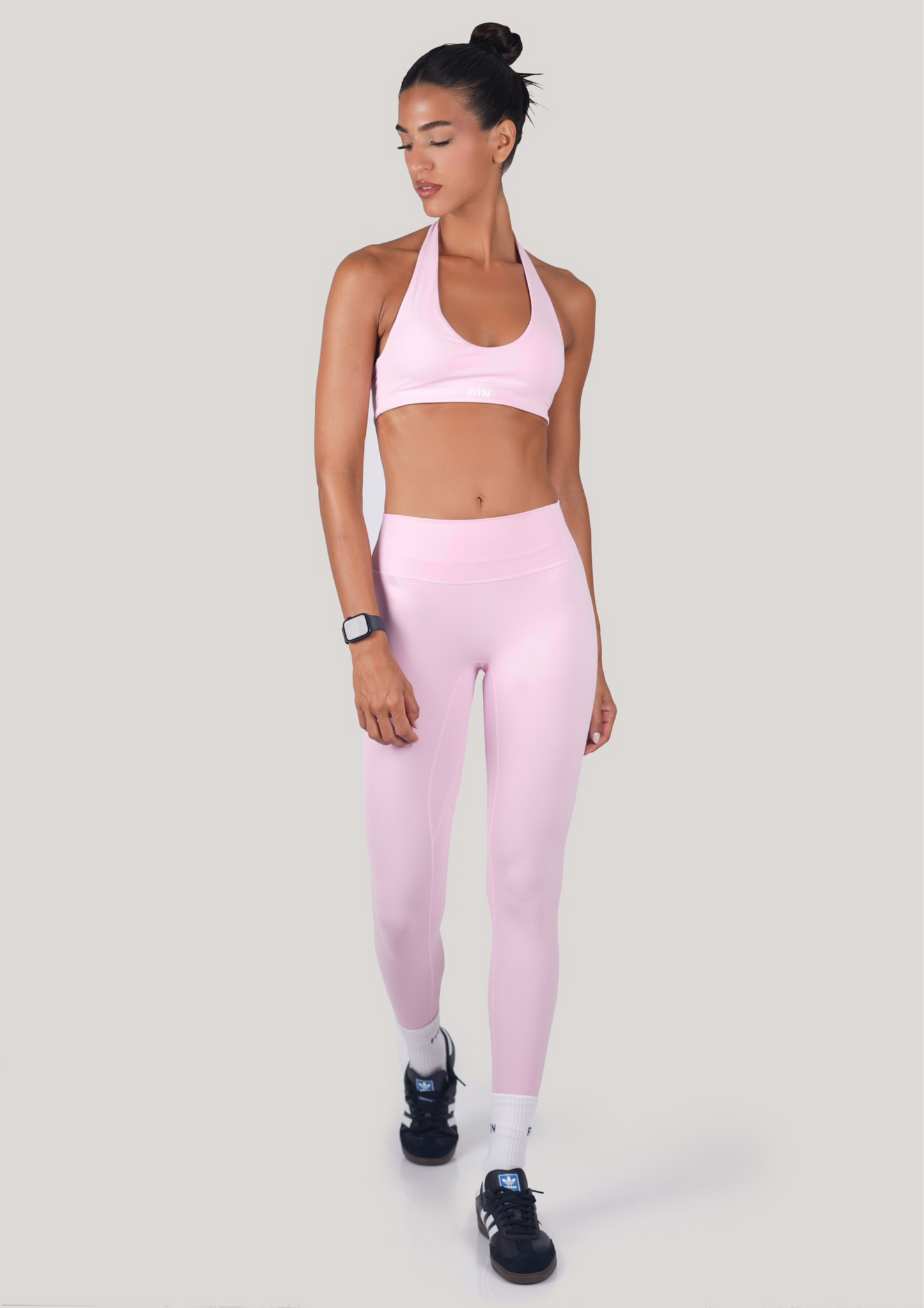 Baby pink leggings