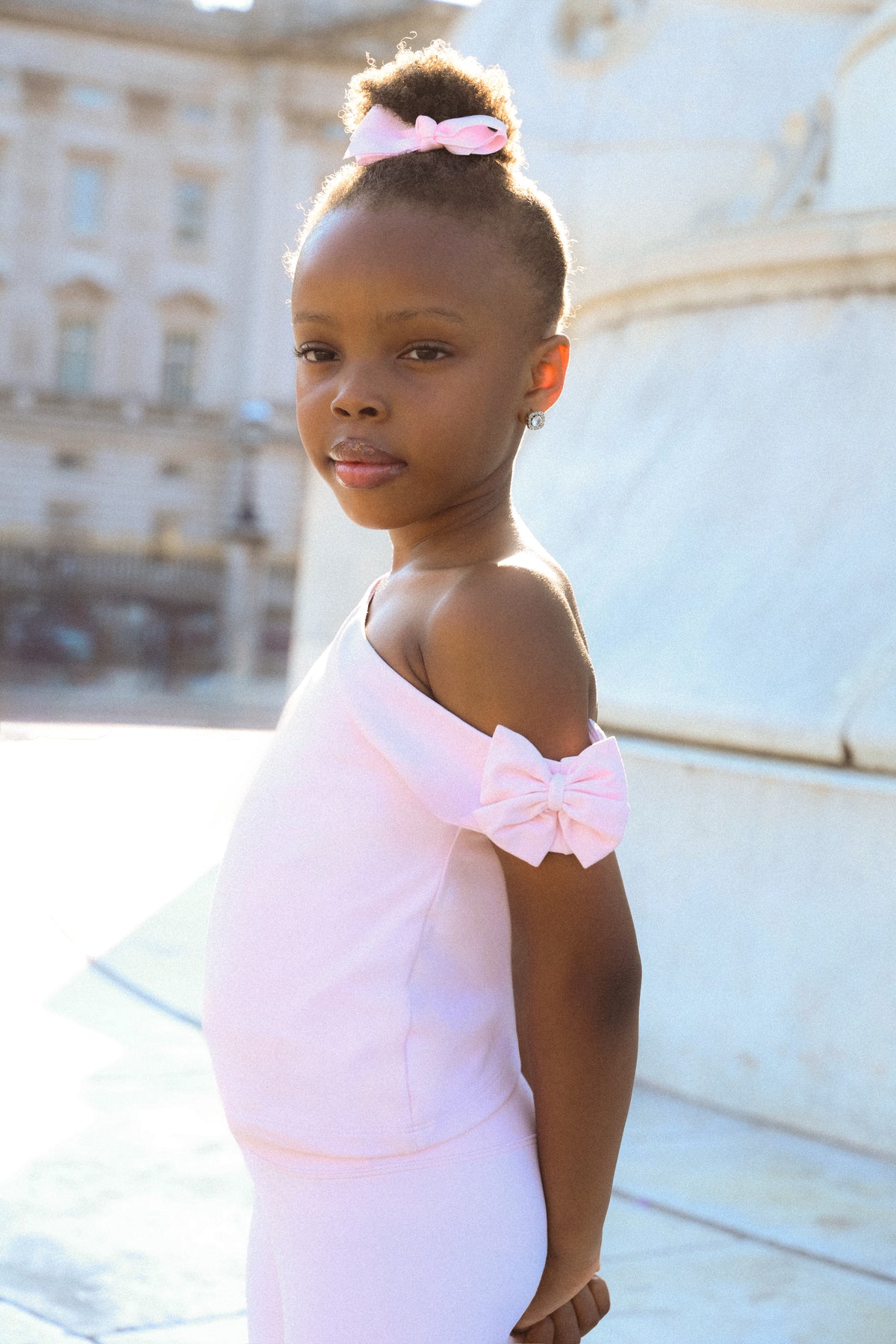 Grace Girls Top - Ballet Pink