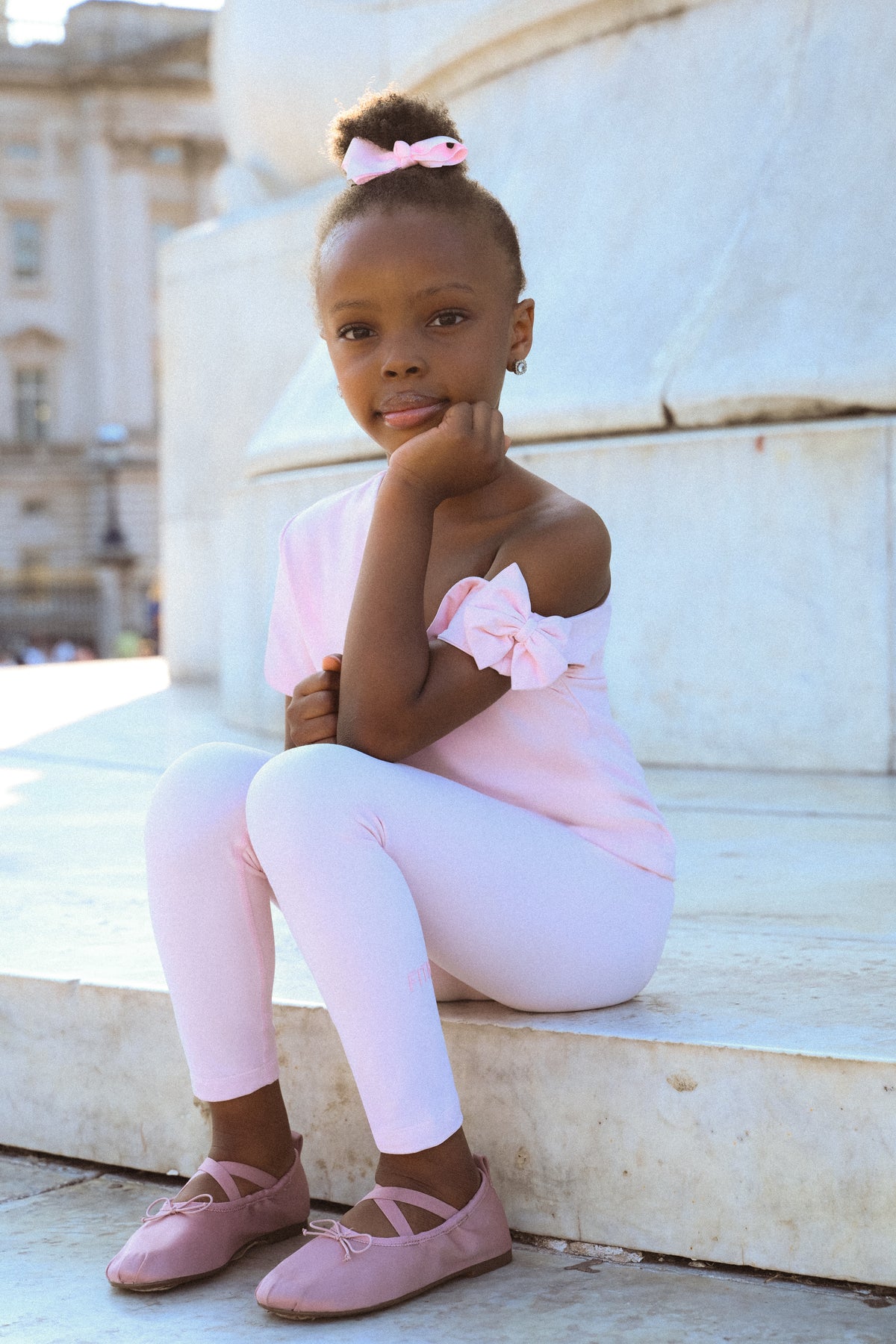 Grace Girls Legging - Ballet Pink