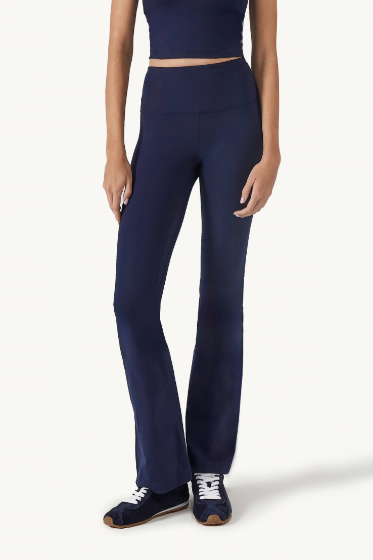 Flared pant Navy