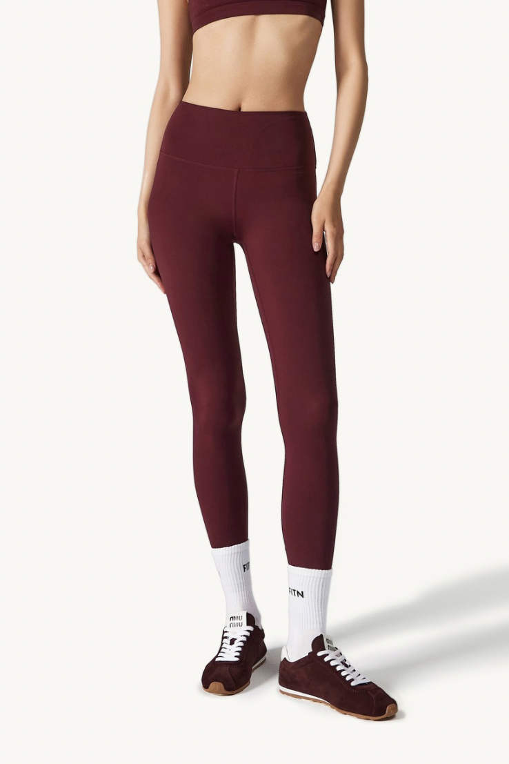 28" Legging Purple red