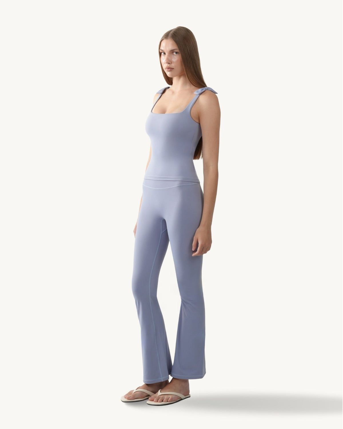 Diana Flared Pant - Dust Blue